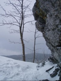 v zimě na Rabštejnu