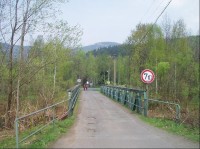 most přeas Morávku u autokempu