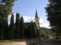 Chlebovice-kostel, pohled od severu
