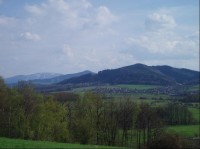 pohled na Chlebovice z Okrouhlé