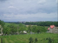 výhled na Frýdek-Místek od rozcestníku