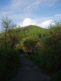 pohled na Zadní Babí horu po cestě k Janáčkovu domu