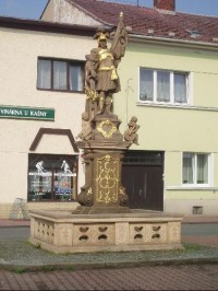 socha sv.Floriána na náměstí