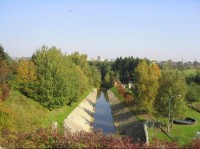 řeka Olešná pod přehradou Olešná