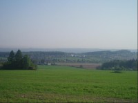 pohled na Lysůvky od kapličky nad Chlebovicemi