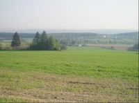 pohled na Zelinkovice od kapličky nad Chlebovicemi