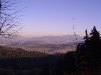 Pohled z Ostružné - Skalní vrch uprostřed