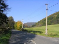 silnice z Kozlovic na Hukvaldy