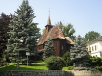 Hodslavice - dřevěný kostel