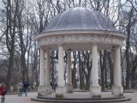 Lvov, park a pomník Ivana Franka