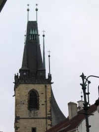 Věž kostela: Louny