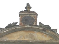 Detail průčelí zámku
