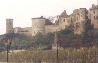 Zřícenina hradu Chinon