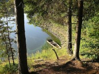 Orlická přehrada: Zákoutí u tábořiště v Temešváru