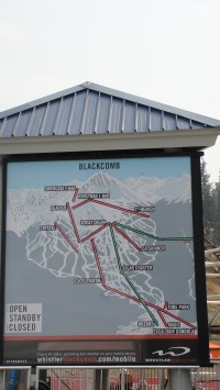 Trasa gondoly na Whistler- Blackcomb