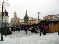 Kladno: náměstí Starosty Pavla o vánocích