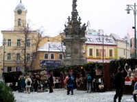 Kladno: náměstí Starosty Pavla o vánocích