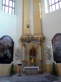 Křtiny  -  interiér kaple