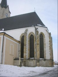 gotický kostel sv. Tomáše z Canterbury