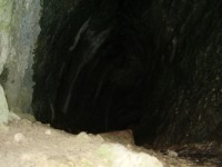 Jaskinia Mylna - vstupní dutina Obłazową Jamę (květen 2014)