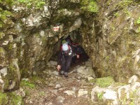 Jaskinia Mylna - výstup z jeskyně (květen 2014)