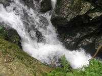 Malý vodopád - horní hrana