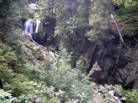 skalnatý "kaňon" pod Velkým vodopádem