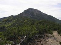 Sivý vrch z trasy do sela Pálenica