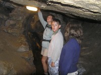 Jaskinia Mroźna - za vstupem do jeskyně