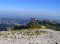 Kopa Kondracka - pohled z vrcholu na Giewont