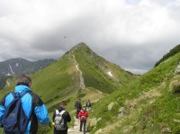Goričkova kopa - po hřebenovce k vrcholu (červen 2010)
