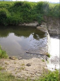 III. poslední umělý stupeň (splav) na toku: Splav se nachází nedaleko lokality Stará Ondřejnice pod obcí Stará Ves.