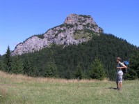 Pod Tanečnicou - pohled od rozcestí k Malému Rozsutcu(srpen 2011)