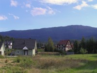 Babia Góra - pohled ze osady Widly (vesnice Zawoja)(září 2012)
