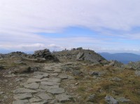 Babia Góra - vrchol hory z východního vrcholu (září 2012)
