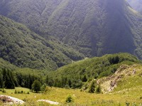 Baraniarky - pohled do doliny Veľká Bránica (srpen 2012)