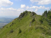 Baraniarky - vrchol hory od jihovýchodu (srpen 2012)