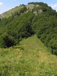 Malé sedlo - pohled ze sedla na Baraniarky (srpen 2012)