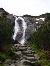 Dolina Roztoki - vodopád Siklawa (červen 2013)