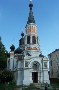 Pravoslavný kostel sv. Olgy ( 1887-89, G. Wiedermann )
