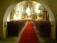 Interiér kostela sv. Anny