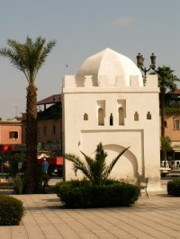 Marrakaesh - bílá hrobka, tzv.kouba