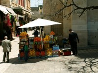 Poluiční prodej ovoce 