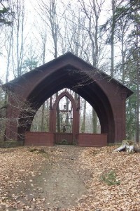 Lesní kaple v zámeckém parku