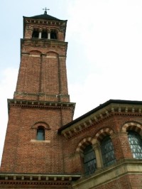 Věž luteránského kostela