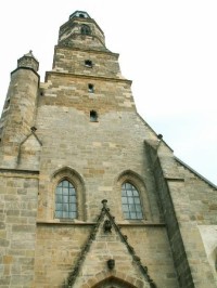 Věž gotického kostela sv.Jiří