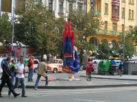 Superman na Václaváku