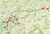 trasy Jižní Čechy