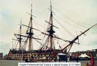 Portsmouth, loď Victory v námoř.muzeu, Anglie