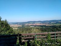 Hřebeč, Výhled od Tety k Moravské Třebové a Zábřežské vrchovině